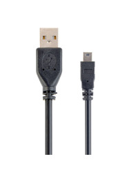 USB 2,0 PRO kabal A-mini 5PM 30cm, GEMBIRD CCP-USB2-AM5P-1
