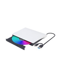 EXT.DVD RW GEMBIRD, USB+Type-C, USB 3.1 Gen. 1, DVD-USB-031-BW