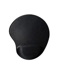 Podloga za miš gel Addison 300521 Wrist Supported Black Mouse Pad, 35154