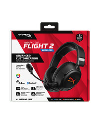 Slušalice sa mikrofonom HyperX Cloud Flight 2 RGB Wireless Gaming Headset Black, B5VC4AA