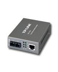 Media Filter TP-Link MC110CS, 10/100Mbps RJ45 to 100Mbps single-mode SC fiber Converter, Full-duplex,up to 20Km, switching power adapter, chassis mountable