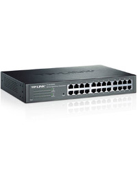 Switch TP-LINK 24-Port Gigabit Easy Smart Switch, 24 10/100/1000Mbps RJ45 ports,  MTU/Port/Tag-based VLAN, QoS, IGMP Snooping