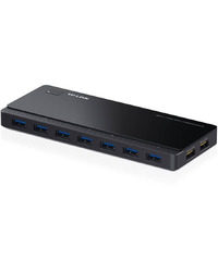 7 ports USB 3.0 Hub with 2 power charge ports (2.4A Max), Desktop, a 12V/4A power adapter included