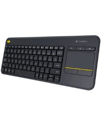 LOGITECH Wireless Touch Keyboard K400 Plus - Black - Croatian layout