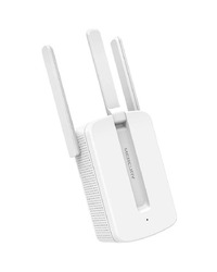 Mercusys 300Mbps Wi-Fi Range Extender, 3 fixed external antennas with MIMO, WPS button