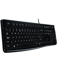 LOGITECH Corded Keyboard K120 - Business EMEA - Croatian layout - BLACK