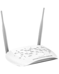 TP-Links N300 Wi-Fi Access Point,  300Mbps at 2.4GHz, 802.11b/g/n,  1 10/100M Port, Passive PoE Supported, AP/Client/Bridge/Repeater, Multi-SSID, 2 fixed antennas