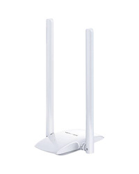 Mercusys MW300UH 300Mbps High Gain wireless N USB adapter, two 5dBi High Gain antennas, flexible design with USB cable, 2x2 MIMO, support Windows 10/8.1/8/7/XP(32/64 bit)