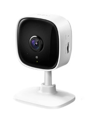 TP-Link Tapo C110 Home Security Wi-Fi Camera, 3MP (2304x1296), 2.4 GHz, Motion Detection and Notifications, Sound/Light Alarm, Remote Control,Two-Way Audio, Voice Control (Google Assistant/ Alexa), microSD slot(Up to 256 GB), Night Vision (Up to 9m)
