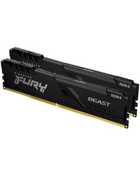 Kingston DRAM 16GB 3200MT/s DDR4 CL16 DIMM (Kit of 2) FURY Beast Black