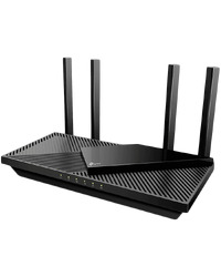 TP-Link Archer AX55 AX3000 Dual Band Gigabit Wi-Fi 6 Router,2402 Mbps(5 GHz) and 574 Mbps(2.4 GHz),4 external High-Performance antennas, 4 x G LAN Ports, 1 x G WAN port, 1 x USB 3.0, Dual-Core CPU,512 MB RAM,OFDMA,HomeShield,WPA3,Beamforming,OneMesh