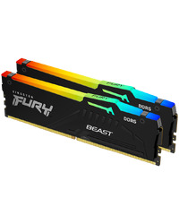 Kingston DRAM 32GB 5600MT/s DDR5 CL36 DIMM (Kit of 2) FURY Beast RGB EXPO