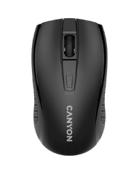 CANYON MW-7, 2.4Ghz wireless mouse, 6 buttons, DPI 800/1200/1600, with 1 AA battery ,size 110*60*37mm,58g,black