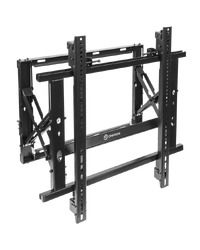 ONKRON Professional Wall Mount Solution for Video Walls Pop Out System 50''-70'', Black