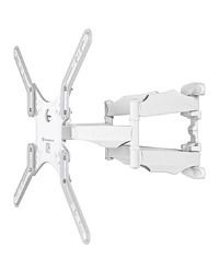 ONKRON Monitor desk mount for 37” – 70 Inch LCD LED OLED Screens, White
