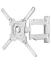 ONKRON TV Wall Mount for 32-65” LED LCD Plasma Flat Screen Curved TVs up to 35 kg, White