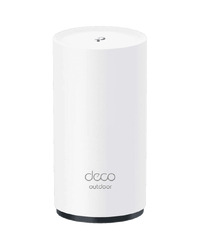 TP-Link Deco X50-Outdoor (1-pack) AX3000 Outdoor/Indoor Mesh Wi-Fi 6 Unit, 574 Mbps at 2.4 GHz + 2402 Mbps at 5 GHz,Internal Antennas, 2×G Ports (WAN/LAN),IP65, PoE and AC, Deco App, Router/AP Mode, MU-MIMO, WPA3, Beamforming, Pole Mount, Wall Mount