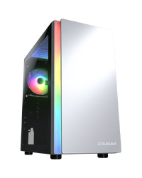 COUGAR PURITY RGB PC Case, Mini Tower, White