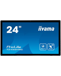 IIYAMA Monitor LED T2455MSC-B1 24” multi-touch IPS 1920x1080 16:9 400cd 1000:1 5ms projective capacitive touch HDMI DP USB