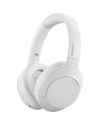 PHILIPS Wireless headphones TAH8506WT/00 - Adaptive ANC, Noise Cancelling Pro, Bluetooth MultiPoint, up to 60hrs play time, touch control, white