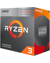 AMD CPU Desktop Ryzen 3 4C/4T 3200G (4.0GHz,6MB,65W,AM4) box, RX Vega 8 Graphics, with Wraith Stealth cooler