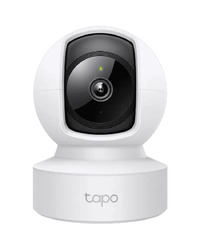 TP-Link Tapo C212 Pan/Tilt Home Security Wi-Fi Camera, 2K (2304x1296), 2.4 GHz, Horizontal 360º, 1 × Ethernet Port, Pan/Tilt, Smart AI Detection and Notifications (motion, people), Motion Tracking, Sound and Light Alarm, Remote Control, Two-Way Aud