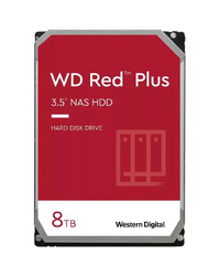 HDD NAS WD Red Plus 8TB CMR, 3.5'', 256MB, 5640 RPM, SATA, TBW: 180