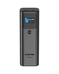 CANYON power bank PB-2010 TFT 27000 mAh 97.2Wh PD140W QC 3.0 Tamno sivi