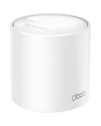 TP-Link Deco X50(1-pack) AX3000 Whole Home Mesh Wi-Fi 6 System, 574 Mbps at 2.4 GHz + 2402 Mbps at 5 GHz, 2Г— Internal Antennas, 3Г— Gigabit Ports (WAN/LAN auto-sensing), 2 Streams and HE160 for 5GHz, Deco App, Router/AP Mode, IPv6, IPTV, HomeShield