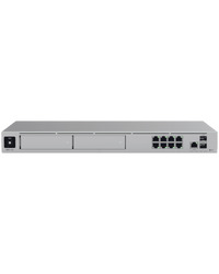 Ubiquiti rack-mount Cloud Gateway with 10 Gbps performance, multi-WAN load balancing, and two NVR drive bays designed for large-scale, multi-application UniFi sites