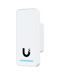 UniFi Access 2nd generation compact indoor/outdoor reader for organizations, with integrated welcome speaker and LED flash