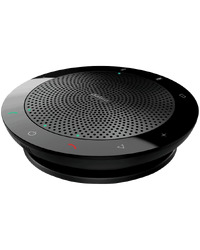 JABRA SPEAK 510 MS Speakerphone for UC & BT, USB Conference solution, 360-degree-microphone, Plug&Play, mute and volume button, Wideband, Bluetooth (up to 100 meters), Microsoft optimized Version B: incl. Smart Button activated via JABRA Direct