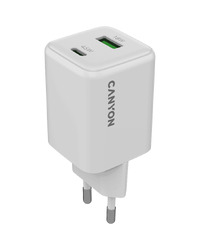 CANYON charger CU45AC GaN 45W 1xPD 1xQC EU White
