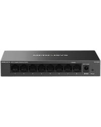 Mercusys MS108GS 8-Port Gigabit Desktop Switch, 8× Gigabit Ports, Desktop Steel Case, Wall Mounting, Plug and Play, Power Saving, Compact design, Green Ethernet technology, Silent