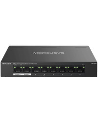 Mercusys MS108GP 8-Port Gigabit Desktop Switch with 7-Port PoE+, 7× Gigabit PoE+ Ports, 1× Gigabit Non-PoE Ports, Compatible with 802.3af/at PDs, 65 W PoE Power, Desktop Steel Case, Wall Mounting,Extend Mode for 250m PoE Transmitting, Isolation Mode