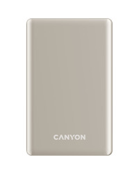 CANYON power bank OnPower 510 slim Magnetic 10000 mAh PD20W Bež