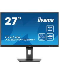 IIYAMA Prolite XUB2797QSNP-B1 Business Monitor - 68.5 cm (27''), WQHD (2560x1440), IPS LED, 100Hz, 300 cd/m², matte / black