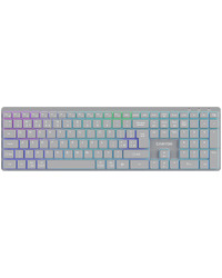 CANYON keyboard HKB-W11 UK/US RGB Dual Mode Wireless Grey