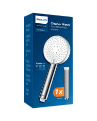 PHILIPS filter hand shower ASH1516CH/10, ACF filter, 3 spray modes, chrome