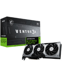 MSI Ventus GeForce RTX 5070 Ti 16GB GDDR7 PCI Express 5.0 Graphics Card RTX 5070 TI 16G VENTUS 3X OC
