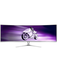 PHILIPS Evnia 8000 49M2C8900 QD-OLED curved gaming monitor 49'', 5120x1440 (Dual QHD), 1800R, 240Hz, 0.03ms, Adaptive Sync, FreeSync Premium Pro, G-Sync Compatible, HDR400, 2xHDMI, 1xDP, USB-C 3.2 Gen2 (PD 90W), USB Hub, Speakers, White