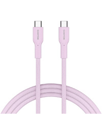 CANYON cable OnWire 60CL C-C 60W COLOR Braided 1m Pink