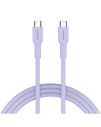 CANYON cable OnWire 60CL C-C 60W COLOR Braided 1m Purple