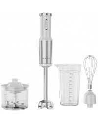 AENO HB4W Hand Blender Set, 1200W, Tiger Teeth Cutter, Whisk, White