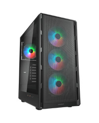 COUGAR AIRFACE PURE RGB PC Case, Mid Tower, Black
