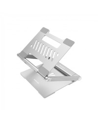 Canyon Laptop stands with hub, TYPE C F to HDMI2.0+2USB3.0+USBC3.0+RJ45+PD, TYEP C TO C cable 1m white with Emarker: HUSB332A, Material: Aluminum case+ABS+PS, Size: 245x240x27.2+/-0.3mm, Weight:1304g