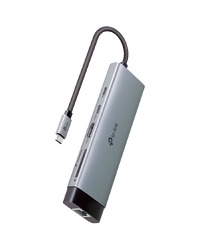 TP-Link UH9120C USB Type-C 9-Port Hub,1 x USB-C Connector,1 x HDMI 4K 60Hz Port,1 x USB-C PD 100W Port,1 x RJ45 1000Mbps Port,1 x SD + 1 x microSD(TF) 104MB/s Port,3 x USB-A 3.0 Ports,1 x USB-C 3.0 Port, Plug and Play, Self-storage for Connector, Fast Heat Dissipation, Flexible and Durable