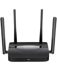 Mercusys MR25BE BE3600 Dual Band Wi-Fi 7 Router, 688 Mbps at 2.4 GHz + 2880 Mbps at 5 GHz,  4x Ext. Antennas,  3x G LAN Ports, 1x G WAN Port, MLO, 4096-QAM, OFDMA, HE160, MERCUSYS App, Router/Access Point Mode, MU-MIMO, WPA3, Guest Network