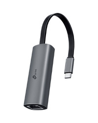 TP-Link USB 3.0 Type-C to 2.5 Gigabit Ethernet Network Adapter,  1xUSB 3.0 Type-C Connector, 1x2.5 Gigabit Ethernet Port, Foldable and Portable Design, Plug and Play in Windows(7/8/8.1/10/11), Mac OS X (10.9 and later), Linux OS, iOS, iPadOS, ChromeOS