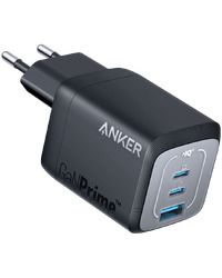Anker Prime 67W GaN Wall Charger (3 Ports) Black